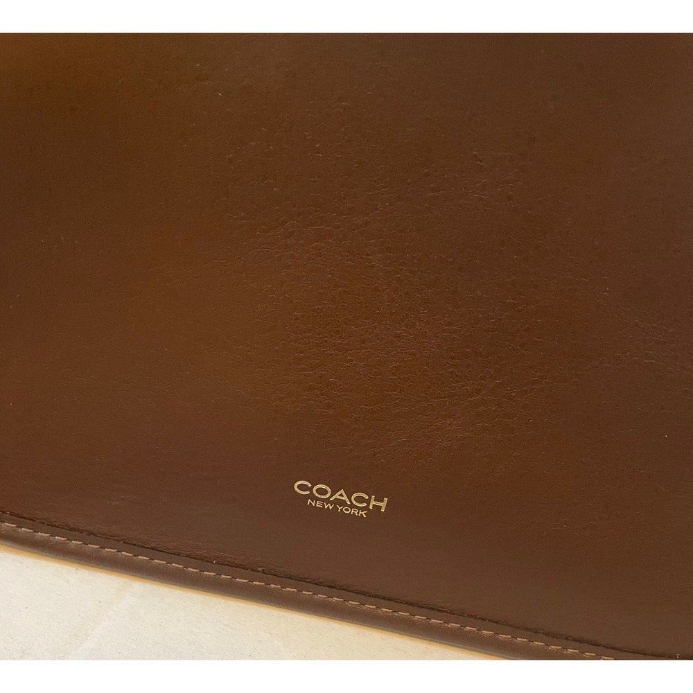 Coach Waverly Maple/Brass Crossbody - Picture 8 of 14